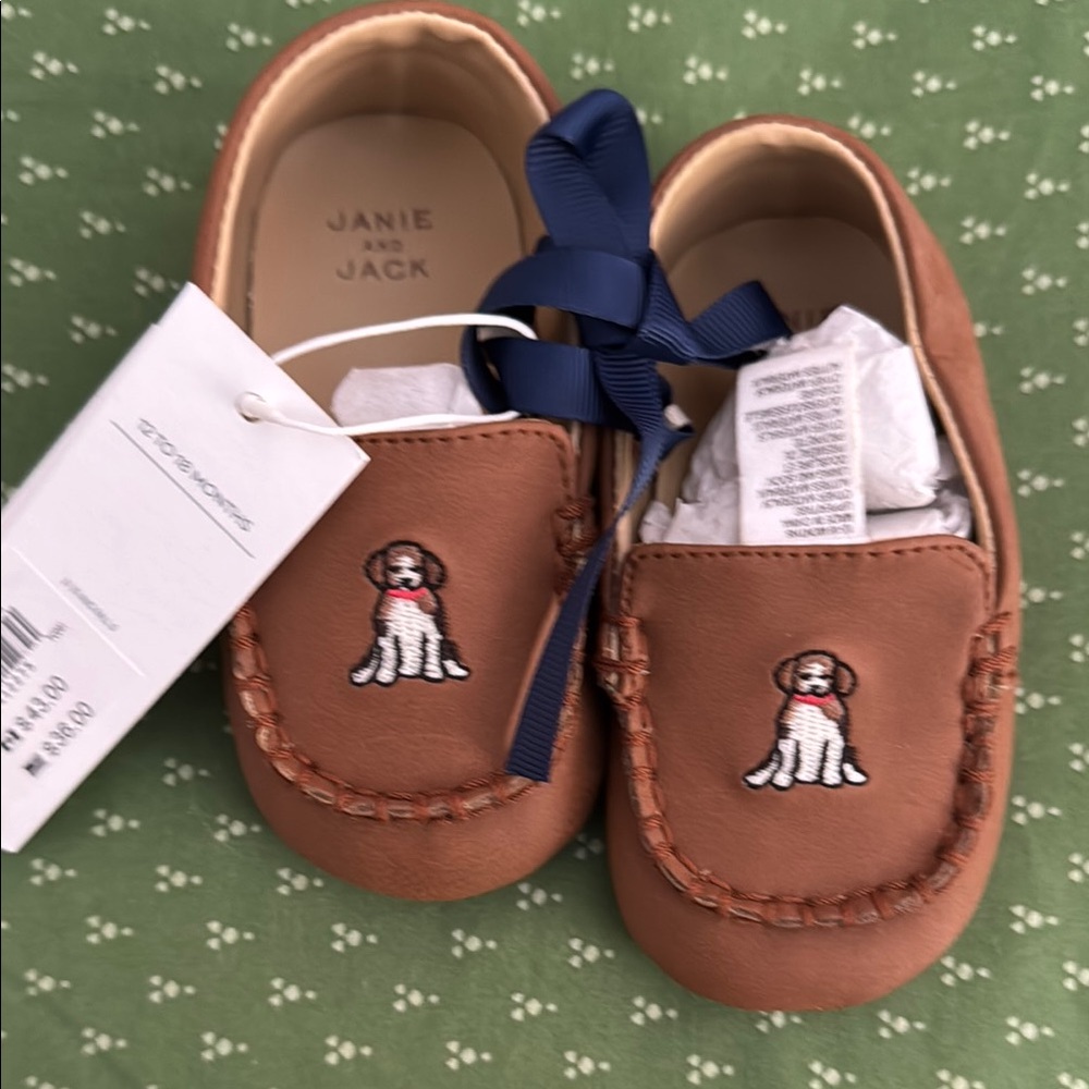 Janie and Jack Brown Kids Shoes